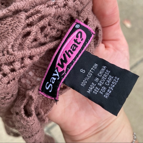 Boho Knit Vest Crochet - Picture 3 of 6